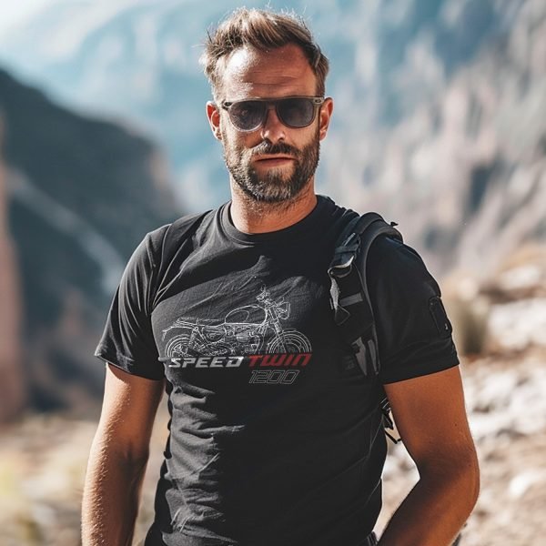 Triumph Speed Twin 1200 T-shirt Merchandise & Clothing Motorcycle Apparel Cruiser Bikes