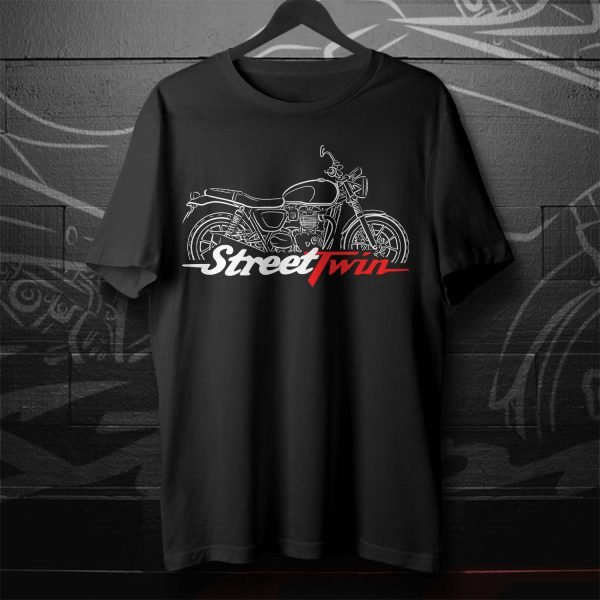 Triumph Street Twin T-shirt 2016-2020 Merchandise & Clothing Motorcycle Apparel Cruiser Bikes