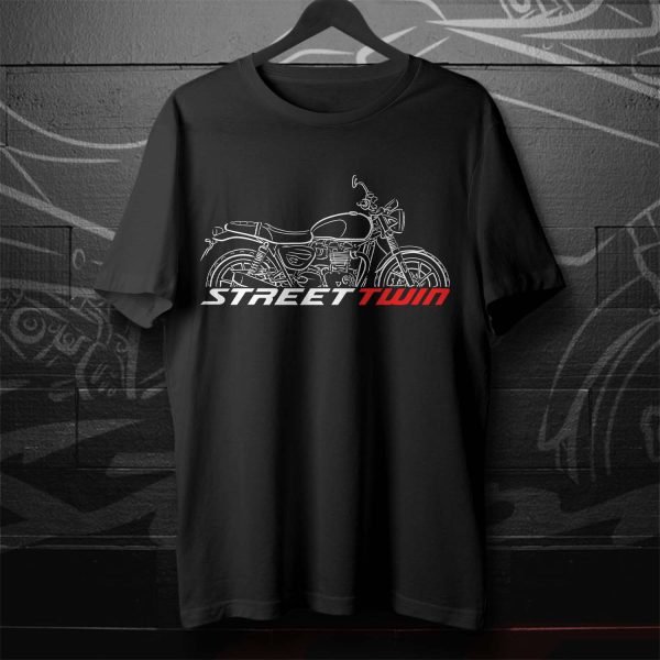 Triumph Street Twin T-shirt 2021-2022 Merchandise & Clothing Motorcycle Apparel Cruiser Bikes
