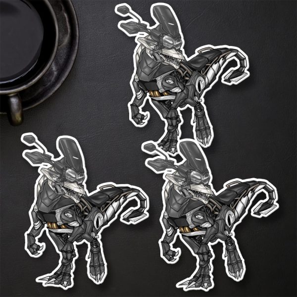 Stickers Triumph Tiger 800 XC Matt Aluminium Silver Merchandise & Clothing Motorcycle Apparel