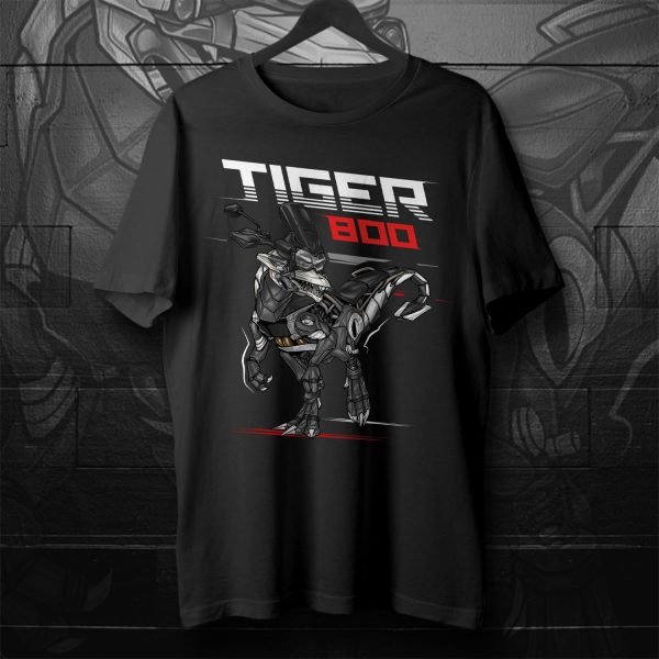 T-shirt Triumph Tiger 800 XC Matt Aluminium Silver Merchandise & Clothing Motorcycle Apparel