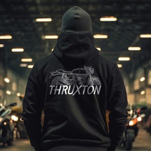 Hoodie Triumph Thruxton 1200 2016-2020 Merchandise & Clothing Motorcycle Apparel Adventure Classic Vintage Tourer Cruiser Bikes