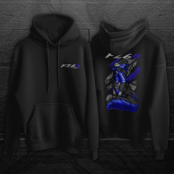 Hoodie Yamaha FZ6R 2009-2017 Arctic Fox - Image 11