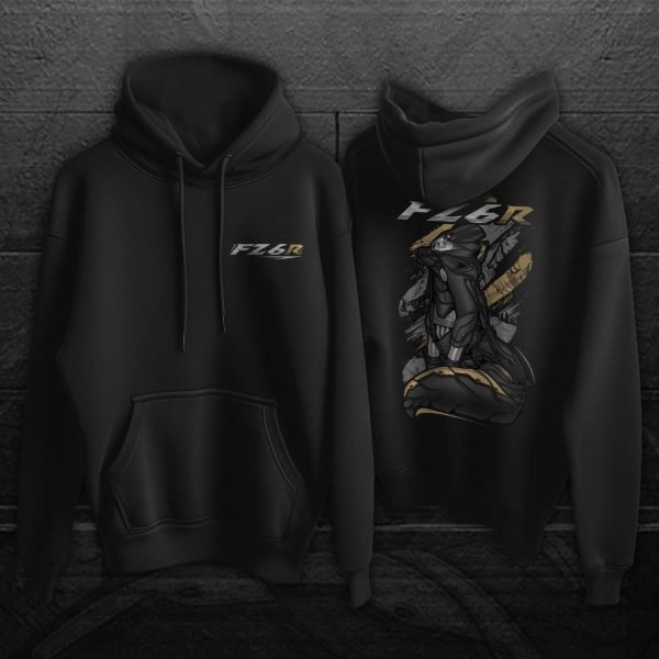 Hoodie Yamaha FZ6R 2009-2017 Arctic Fox - Image 13