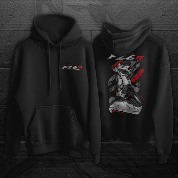 Hoodie Yamaha FZ6R 2009-2017 Arctic Fox - Image 6