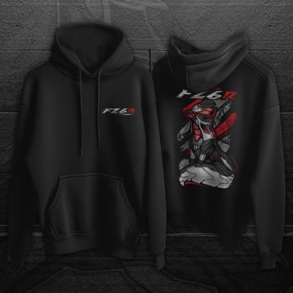 Hoodie Yamaha FZ6R 2009-2017 Arctic Fox - Image 3