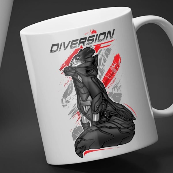 Yamaha XJ6 Diversion F 2010-2017 Arctic Fox Mug - Image 11