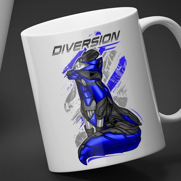 Yamaha XJ6 Diversion F 2010-2017 Arctic Fox Mug - Image 9