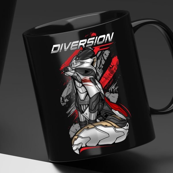 Yamaha XJ6 Diversion F 2010-2017 Arctic Fox Mug - Image 2
