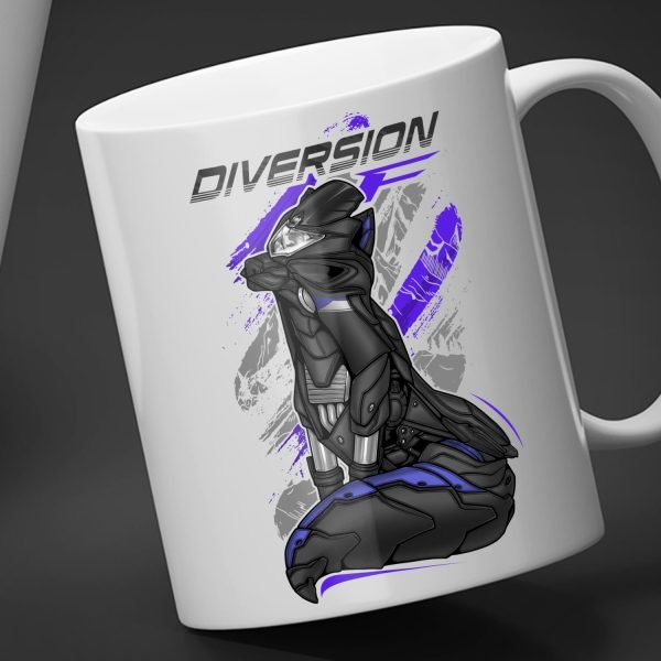 Yamaha XJ6 Diversion F 2010-2017 Arctic Fox Mug - Image 15