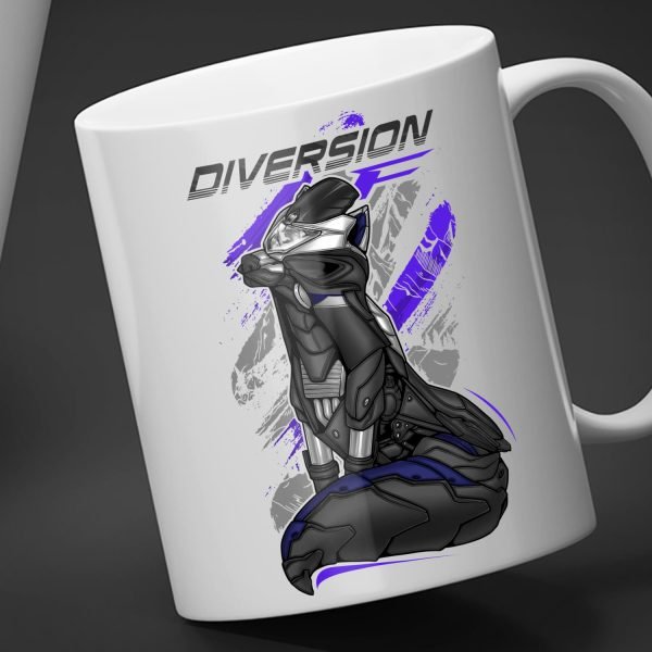 Yamaha XJ6 Diversion F 2010-2017 Arctic Fox Mug - Image 16