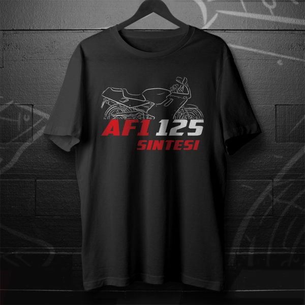 Aprilia AF1 125 1987-1993 T-shirt for Motorcyclists - Image 2