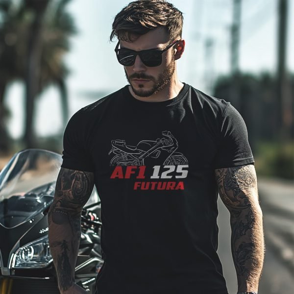 Aprilia AF1 125 1987-1993 T-shirt for Motorcyclists - Image 5