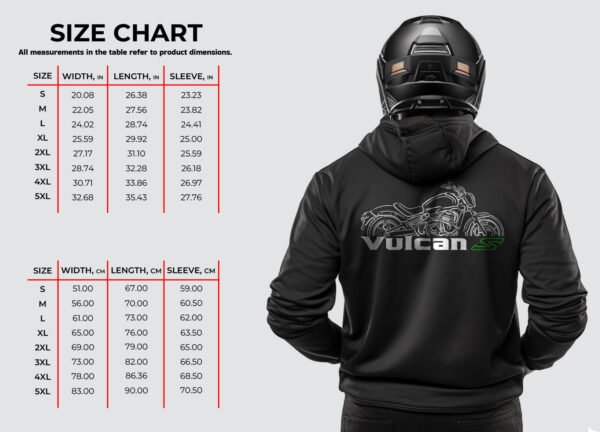 Kawasaki Vulcan S 2015-2025 Hoodie for Motorcycle Riders - Image 4