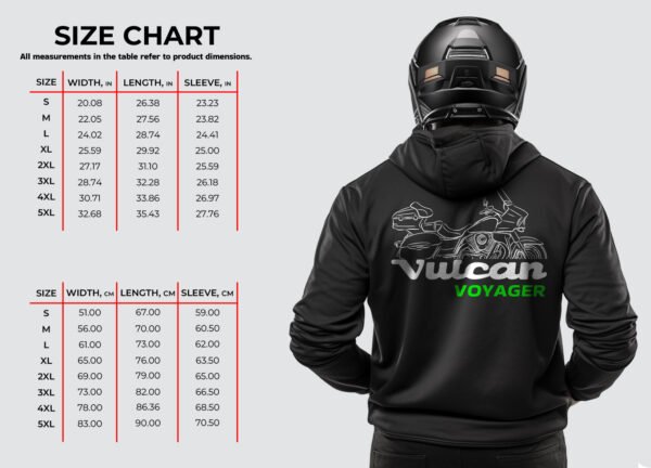 Kawasaki VN1700 Vulcan 1700 2009-2025 Hoodie for Motorcycle Riders - Image 2
