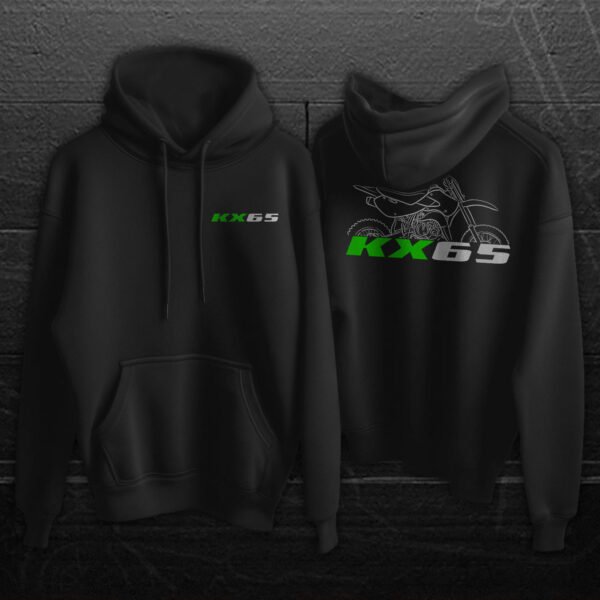 Kawasaki KX65 2000-2025 Hoodie for Motorcycle Riders