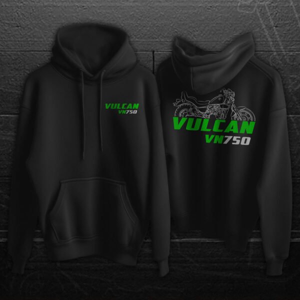 Kawasaki VN750 Vulcan 750 1986-2006 Hoodie for Motorcycle Riders