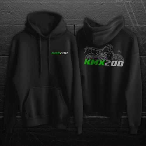 Kawasaki KMX 200 1988-1992 Hoodie for Motorcycle Riders