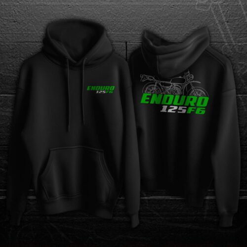 Kawasaki 125 F6 1971-1973 Hoodie for Motorcycle Riders