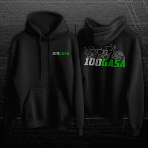 Kawasaki 100 GA5A 1971-1974 Hoodie for Motorcycle Riders