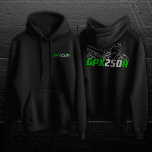 Kawasaki GPX250R & Ninja 250R & EX250 1987-1999 Hoodie for Motorcycle Riders