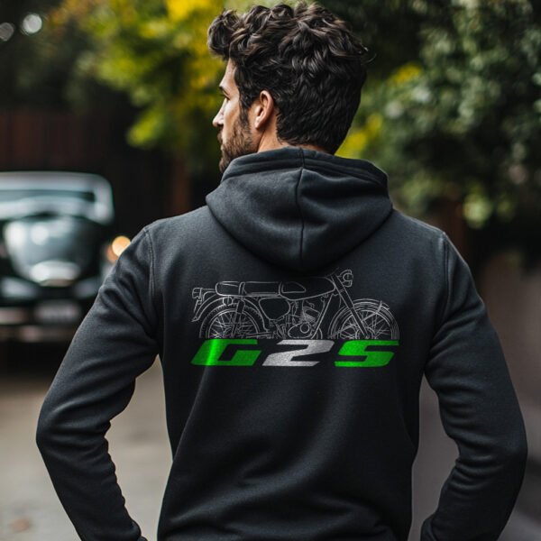 Kawasaki G2S 1974 Hoodie for Motorcycle Riders - Image 4