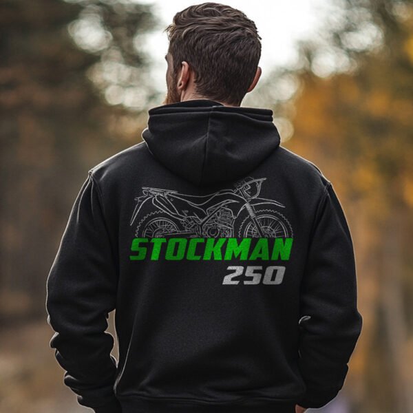 Kawasaki Stockman 250 2012-2025 Hoodie for Motorcycle Riders - Image 4