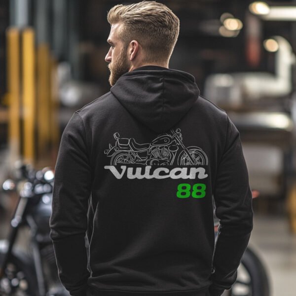 Kawasaki Vulcan 88 & VN-15 1987-1999 Hoodie for Motorcycle Riders - Image 4