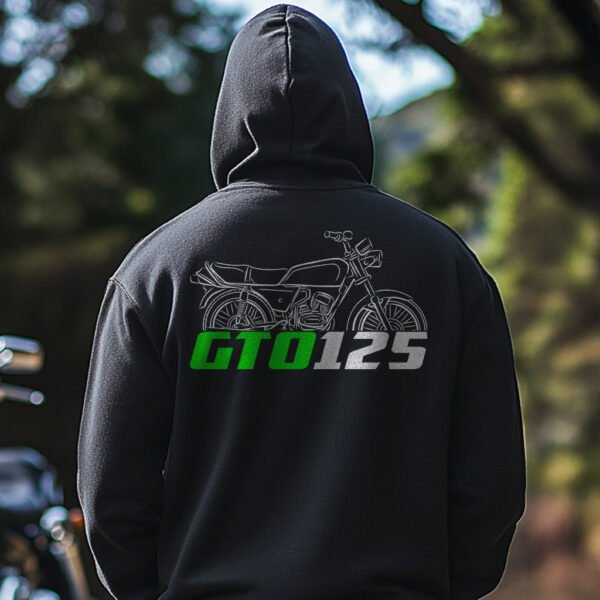 Kawasaki GTO 125 1990-1991 Hoodie for Motorcycle Riders - Image 3