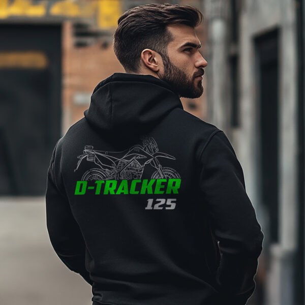 Kawasaki D-Tracker 125 2010-2014 Hoodie for Motorcyclists - Image 3
