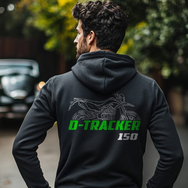 Kawasaki D-Tracker 150 2013-2022 Hoodie for Motorcyclists - Image 3