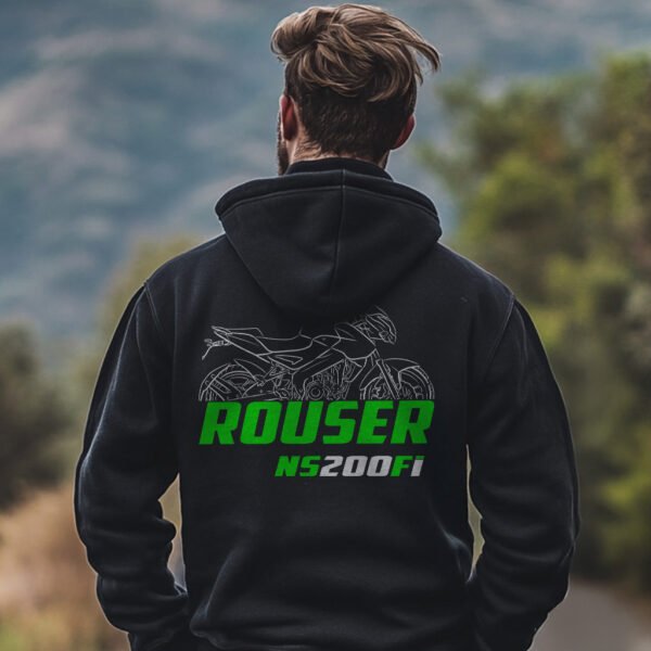 Kawasaki Rouser NS200 Fi 2019-2024 Hoodie for Motorcycle Riders - Image 3