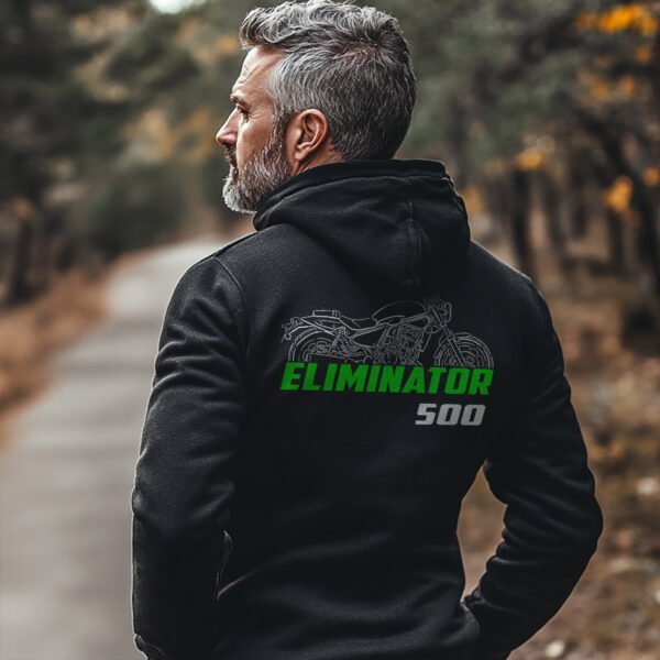 Kawasaki Eliminator 500 & 500SE 2023-2025 Hoodie for Motorcycle Riders - Image 3