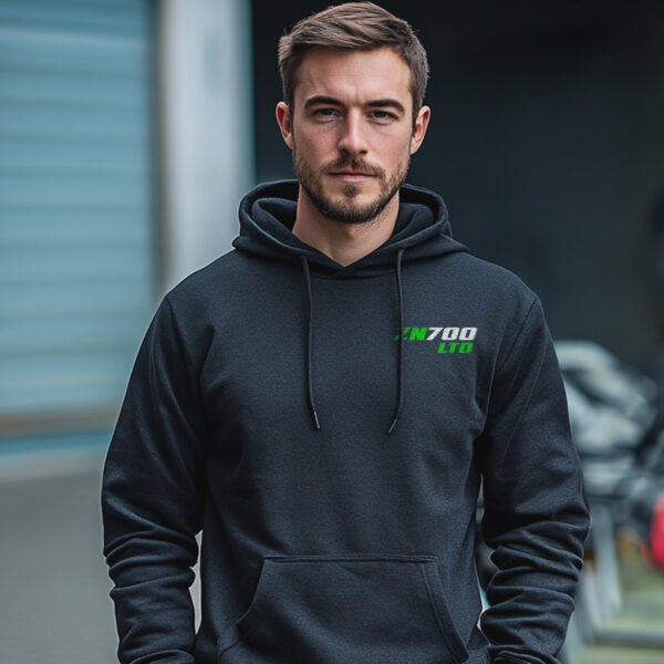 Kawasaki ZN700 LTD 1984-1985 Hoodie for Motorcycle Riders - Image 3