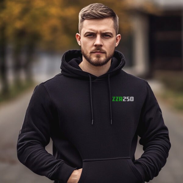 Kawasaki ZZR 250 1990-2007 Hoodie for Motorcycle Riders - Image 3
