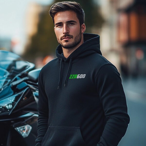 Kawasaki ZZR 600 1990-2009 Hoodie for Motorcycle Riders - Image 6