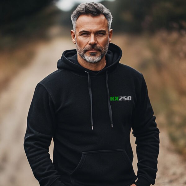 Kawasaki KX250 1974-2008 Hoodie for Motorcycle Riders - Image 17