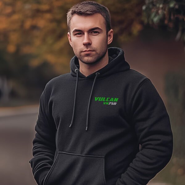 Kawasaki VN750 Vulcan 750 1986-2006 Hoodie for Motorcycle Riders - Image 3
