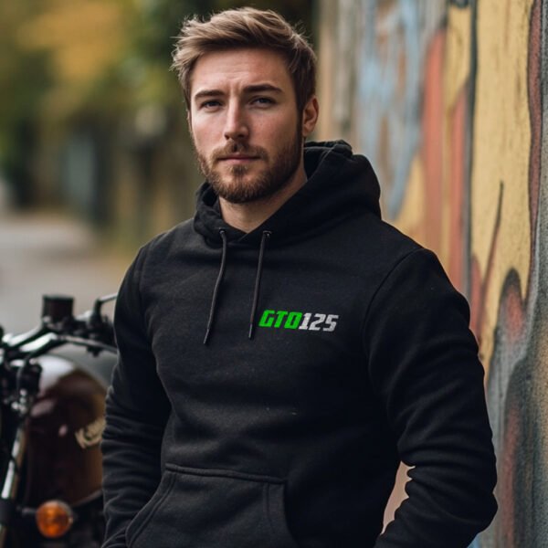 Kawasaki GTO 125 1990-1991 Hoodie for Motorcycle Riders - Image 2