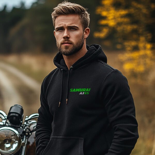 Kawasaki A1SS Samurai 1967-1971 Hoodie for Motorcyclists - Image 2