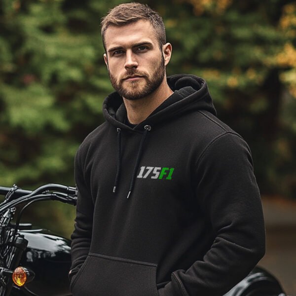 Kawasaki 175 F1 1966 Hoodie for Motorcycle Riders - Image 2