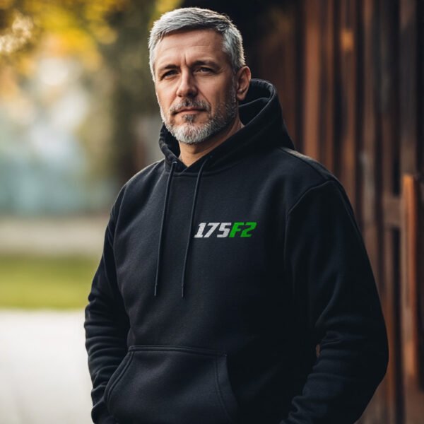Kawasaki 175 F2 1966-1969 Hoodie for Motorcycle Riders - Image 2