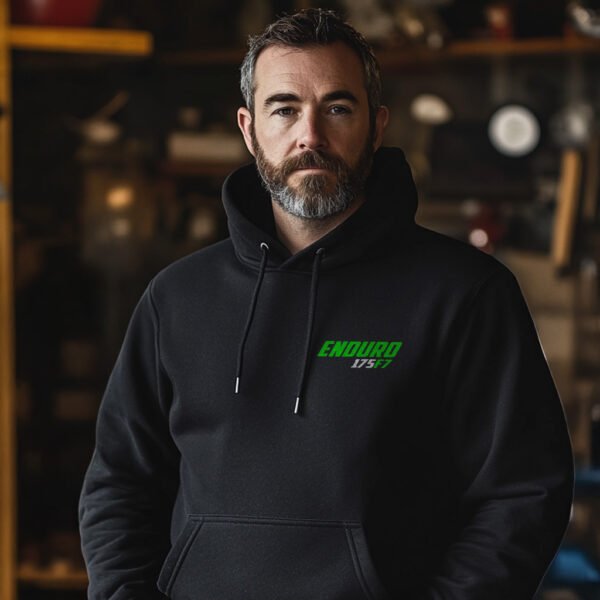 Kawasaki 175 F7 1971-1975 Hoodie for Motorcycle Riders - Image 2
