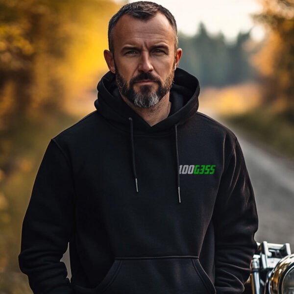 Kawasaki 100 G3SS 1975 Hoodie for Motorcycle Riders - Image 2