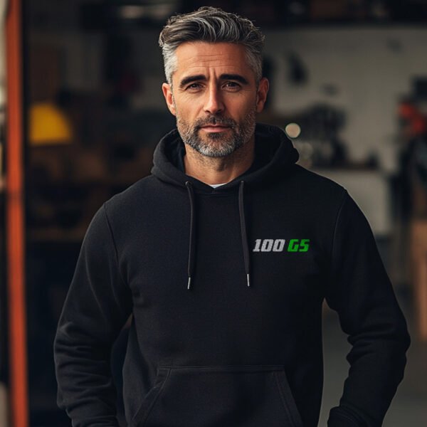 Kawasaki 100 G5 1972-1975 Hoodie for Motorcycle Riders - Image 2