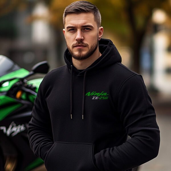 Kawasaki Ninja ZX-25R 2020-2025 Hoodie for Motorcyclists - Image 4