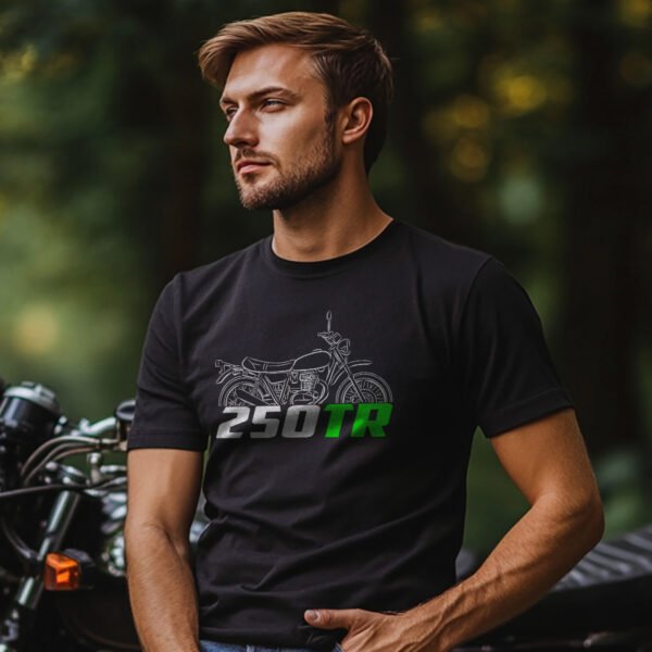 Kawasaki 250TR 2002-2013 T-shirt for Motorcycle Riders - Image 2