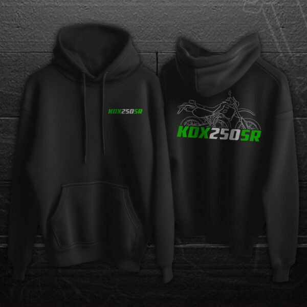 Kawasaki KDX250 (KDX250R, KDX250SR) 1979-1995 Hoodie for Motorcycle Riders - Image 6