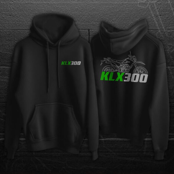 Kawasaki KLX300 1993-2025 Hoodie for Motorcycle Riders - Image 3