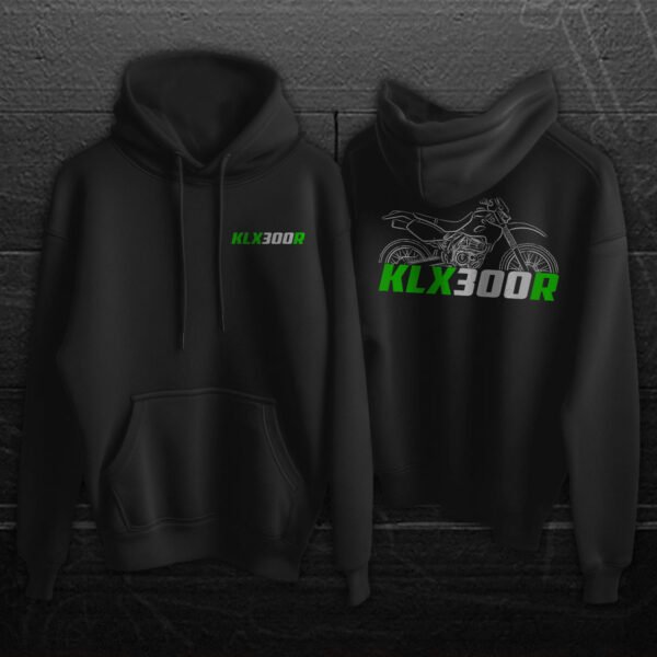 Kawasaki KLX300 1993-2025 Hoodie for Motorcycle Riders - Image 7